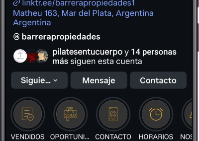 BARRERA PROPIEDADES